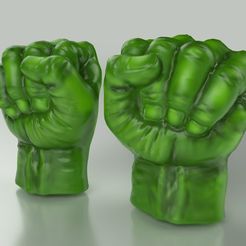HulkHands2_display_large.jpg Free STL file Hulk Hands・3D printable object to download, Bolnarb