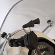 Vespa-RAM-Mount-Kugel-3.jpg Шарик Vespa GTS для установки камеры, смартфона или спутниковой навигации на крепление на лобовом стекле