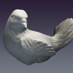 Pigeon_01.jpg Fichier OBJ Colombe décorative・Plan imprimable en 3D à télécharger