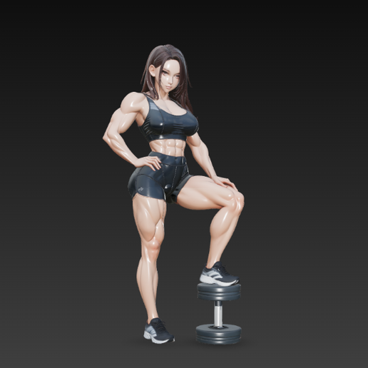 Bodybuilder woman 04