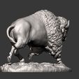 bison12.jpg Bison 3D print model