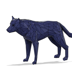 loup.png low poly wolf