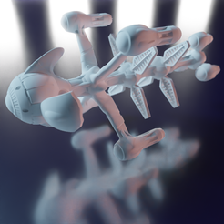 FutureSpaceship.png STL file Future SF Spaceship・3D print model to download