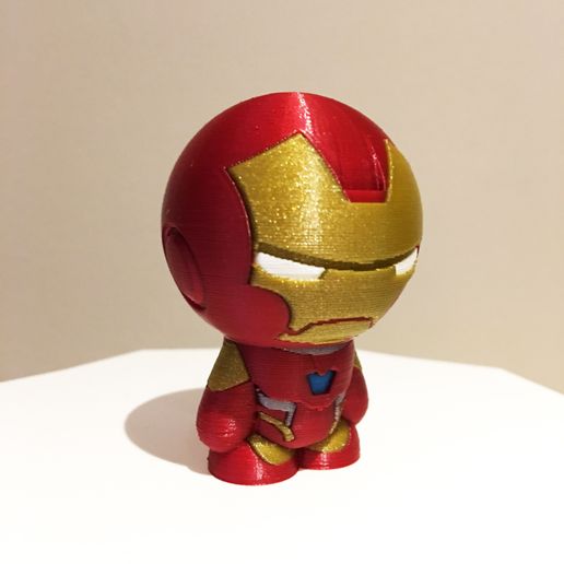 Ironman 5-color figurine for mulltimaterial printing