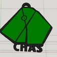 DISEÑO-3.jpg Map of Parque Chas - Magnet and Keychain