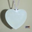 HeartPendant.jpg Free STL file Heart Pendant・Template to download and 3D print
