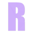 R.stl English Alphabet 26 letters