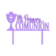 COMUNION 2.stl MY FIRST COMMUNION