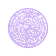 Festos Plate.stl Phaistos Disc Guitar Rosette