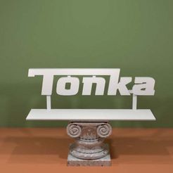 Tonka-Logo.jpg Free STL file Tonka Logo・3D print design to download