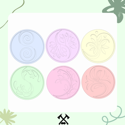 Posavasos-yin-yang-set.png Yin yang coasters set x6