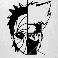 STL file Obito's mask V4  Obito broken mask - Naruto 👾・3D printable model  to download・Cults