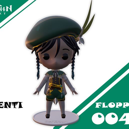 GENSHIM IMPACT FLOPPY VENTI COLLECTION 3D model