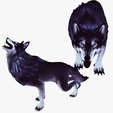portada3.png WOLF DOG WOLF - DOWNLOAD WOLF 3D MODEL - ANIMATED FOR BLENDER-FBX-UNITY-MAYA-UNREAL-C4D-3DS MAX - 3D PRINTING WOLF DOG WOLF CANINE