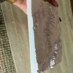 IMG-20220928-WA0018.jpg Free STL file Fish River Canyon Namibia Topographic Map・3D printer design to download