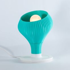 coralight_01_rev.02.jpg Free STL file Coralight: Table Lamp・3D printing idea to download