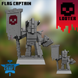 FLAG CAPTAIN 3D file LOOTER FLAG CAPTAIN・3D print object to download, ForgeCraft