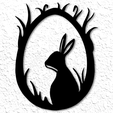 project_20230329_1729353-01.png Rabbit in Egg Wall Art Bunny Wall Art
