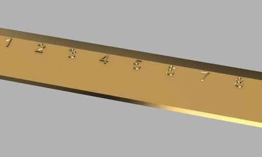 📏 Ruler・Free STL File for ・Cults