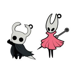 Hollow-Knight-and-Hornet.jpg Knight and Hornet - Key ring