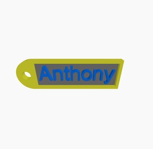 Anthony Custom Keychain