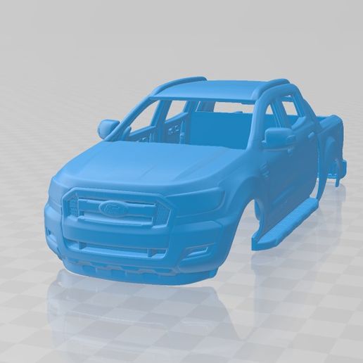 Ford Ranger Double Cab Wildtrak 2016 – Body Car STL Model
