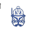 star2.png Star Wars Helmet Keyrings\Keychains STL File Pack -3D Printing -Digital file