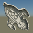 rocket2.png Space Rocket Cookie Cutter and Stamps - Launch Your Baking Adventures Beyond the Stars!