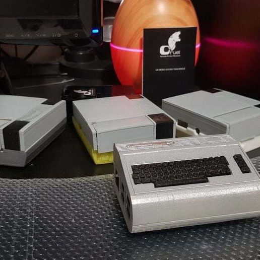 V2.0 Mini Commodore C64 Raspberry Pi 3 and PI 4 Case