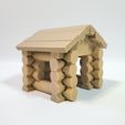 20240219_130233.jpg Miniature Desktop Log Cabin Building Kit *ALL PARTS INCLUDED* Classic Novelty Toy