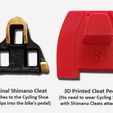 784c625edc07fc984195f1c9f9b6ce8c_display_large.jpg Free STL file Cleat Pedals - Clip into Shimano Road Bike Pedals・3D printable model to download