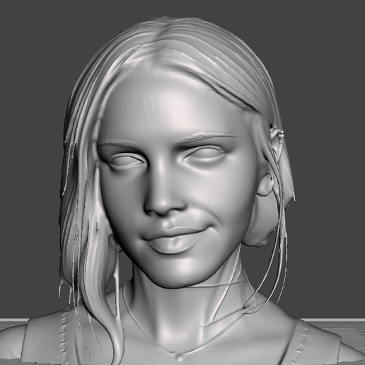 Emma Watson Bust Head Head Face Actress and Model