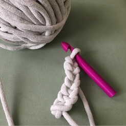 Capture d’écran 2017-09-21 à 10.24.45.png Free STL file Large Crochet Hook・3D printer design to download