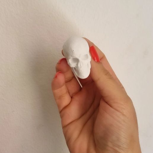 Skull Ring Size 7 3D model