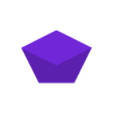 01. Bisymmetric Hendecahedron - 3 in.stl 01. Bisymmetric Hendecahedron Paperweight – 42. Space Filling Polyhedra Paperweight and emblem - Geometric Paperweight - Sacred Geometry emblem for Home Decoration