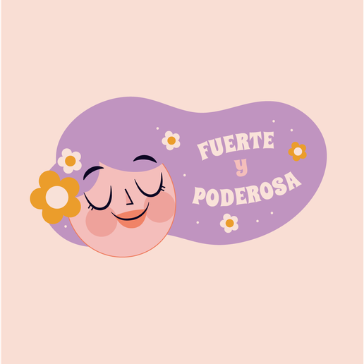 Women's day cookie cutter Spanish text 3D model