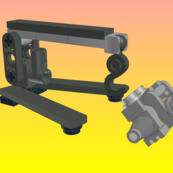 New-Model-01.png Archivo OBJ Soporte Lego NotLego Modelo 512・Plan para descargar y imprimir en 3D