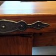 006.jpg Wrought iron, iron ganiere, vintage, colonial handle.