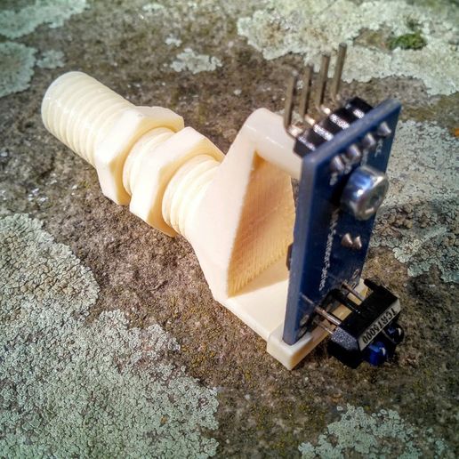 tcrt5000_holder_prusa_i3_printed1.jpg tcrt5000 infra holder - prusa i3 rework 1.5 - inductive sensor replacement