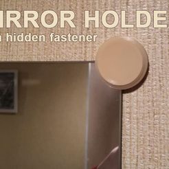 mirrorholder.jpg Mirror holder with hidden fastener