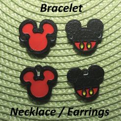 IMG_7745.jpg Fichier STL 4 Disney #1 Necklaces, Bracelets, Earrings, Jewelry・Modèle à imprimer en 3D à télécharger