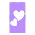 LoveLantern_PANEL_2hearts.stl Love Lantern - modular