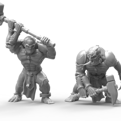 aberrants.png STL file Hulking abnormal hammer stealers・3D printer model to download
