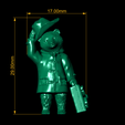DIMENSION.png Explorer Bear 3D Printable Model