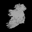 1.png Topographic Map of Ireland – 3D Terrain