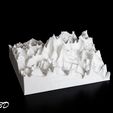 Everest.jpg Free STL file 3D Map - Everest, Himalayas・3D printer design to download