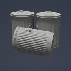 32Gals.png STL file US Army Trash Can 32Gals 1/72・3D printing design to download