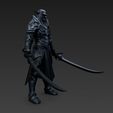 Noble-Warrior-of-the-Shadows-3.jpg Noble Warrior of the Shadows – 3D Printable Armored Drow Knight Figure Model