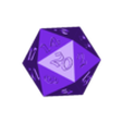 D20.stl Dungeons and Dragons Zar seti