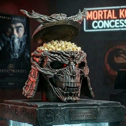 Mortal Kombat 2 Shao Kahn Popcorn Bucket palomera